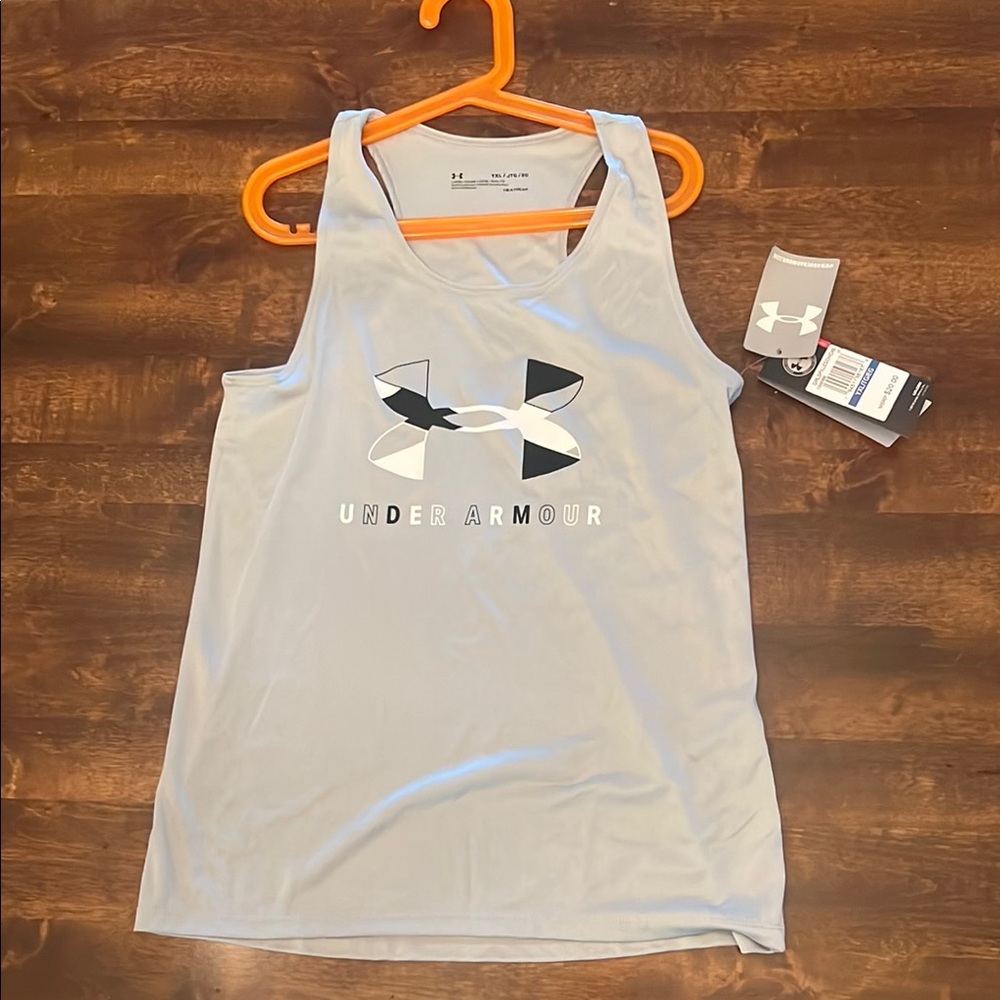 Under Armour Gray Girls XL Tank Top BNWT
